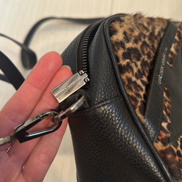 GOLDEN GOOSE Pony Hair Star Bag in Black & Brown Leopard - Picture 11 of 13